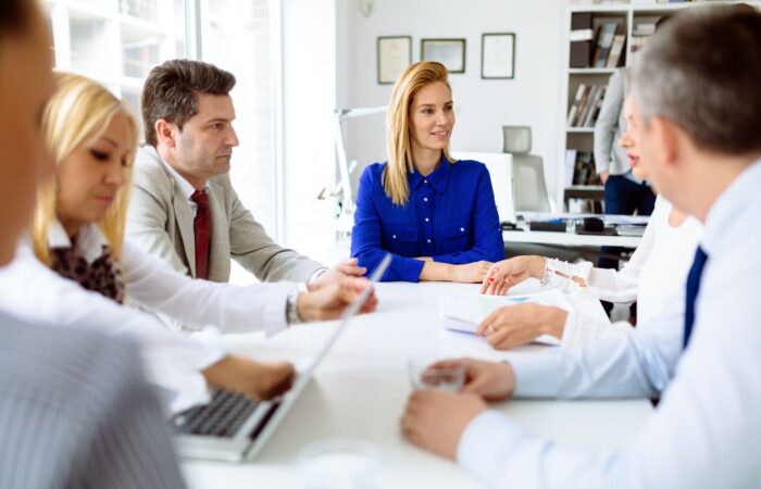 marketing consultants sitting