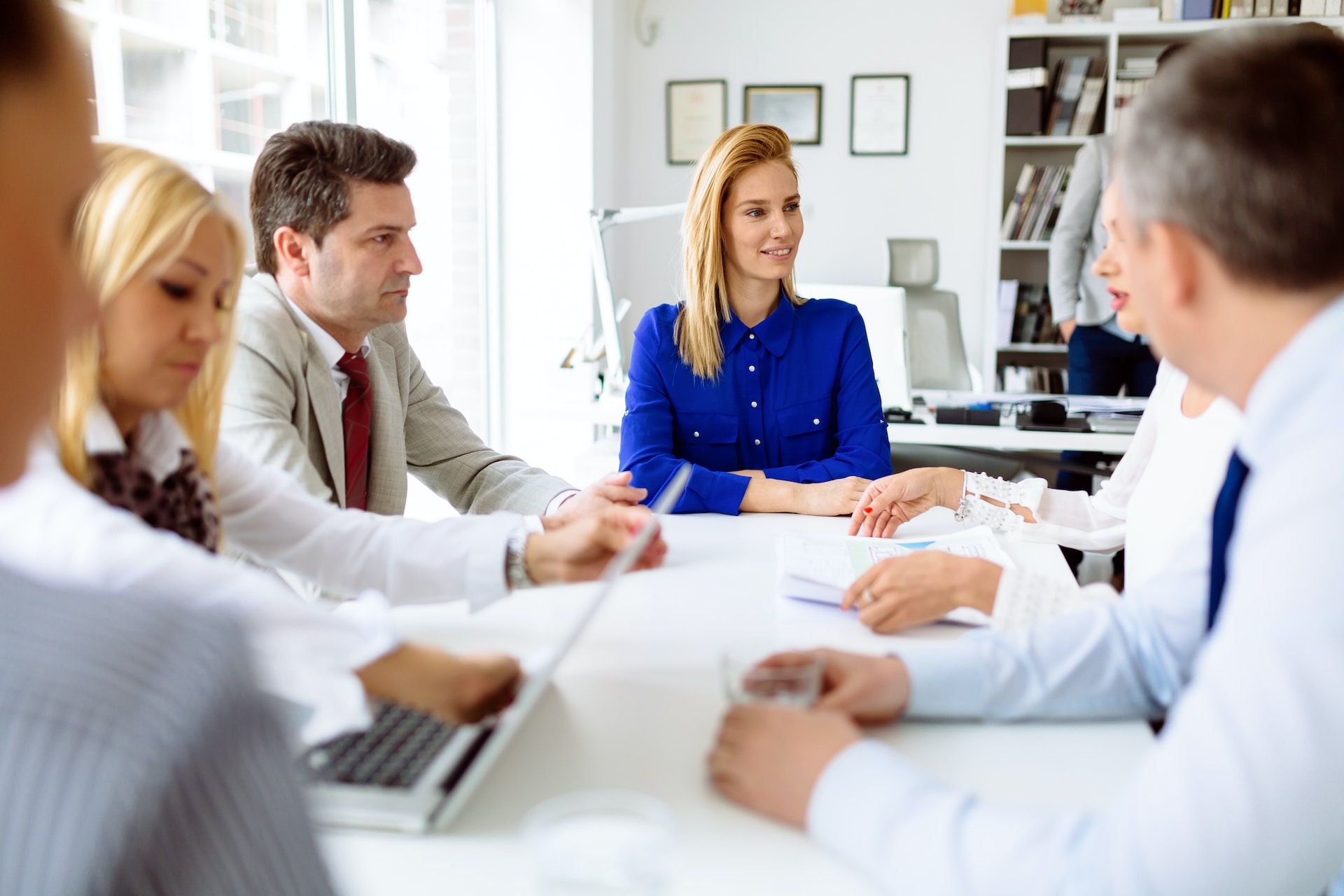 marketing consultants sitting