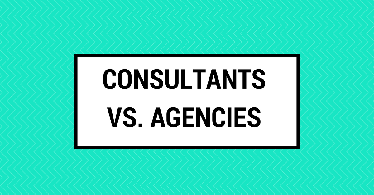 Marketing consultants or marketing agencies