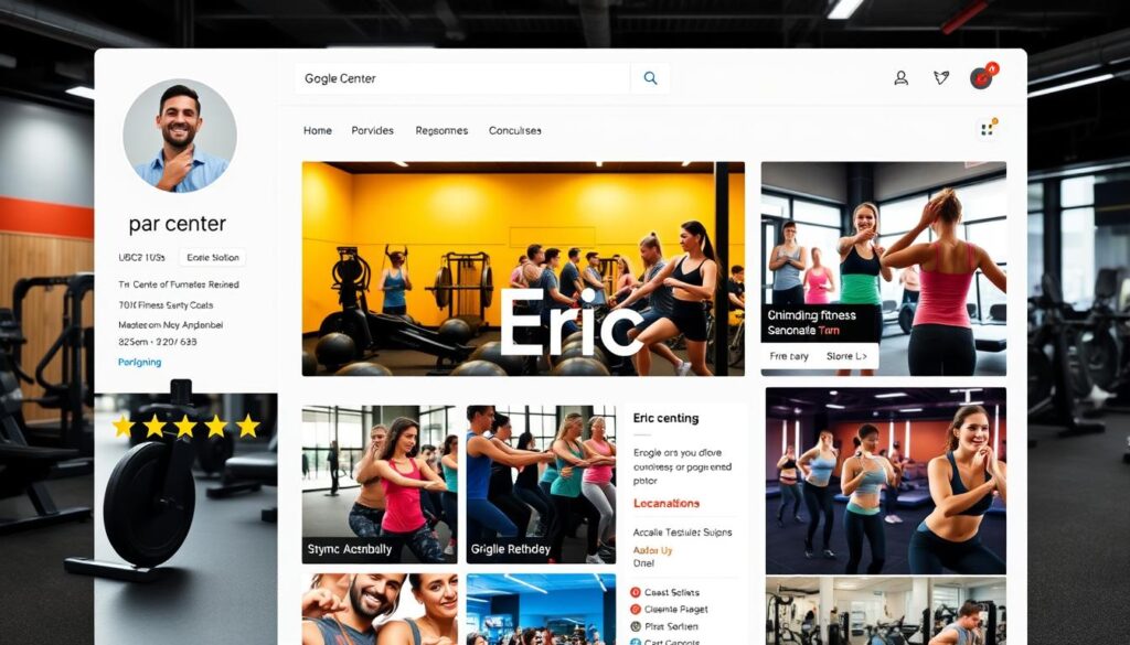 Google My Business profile for gyms