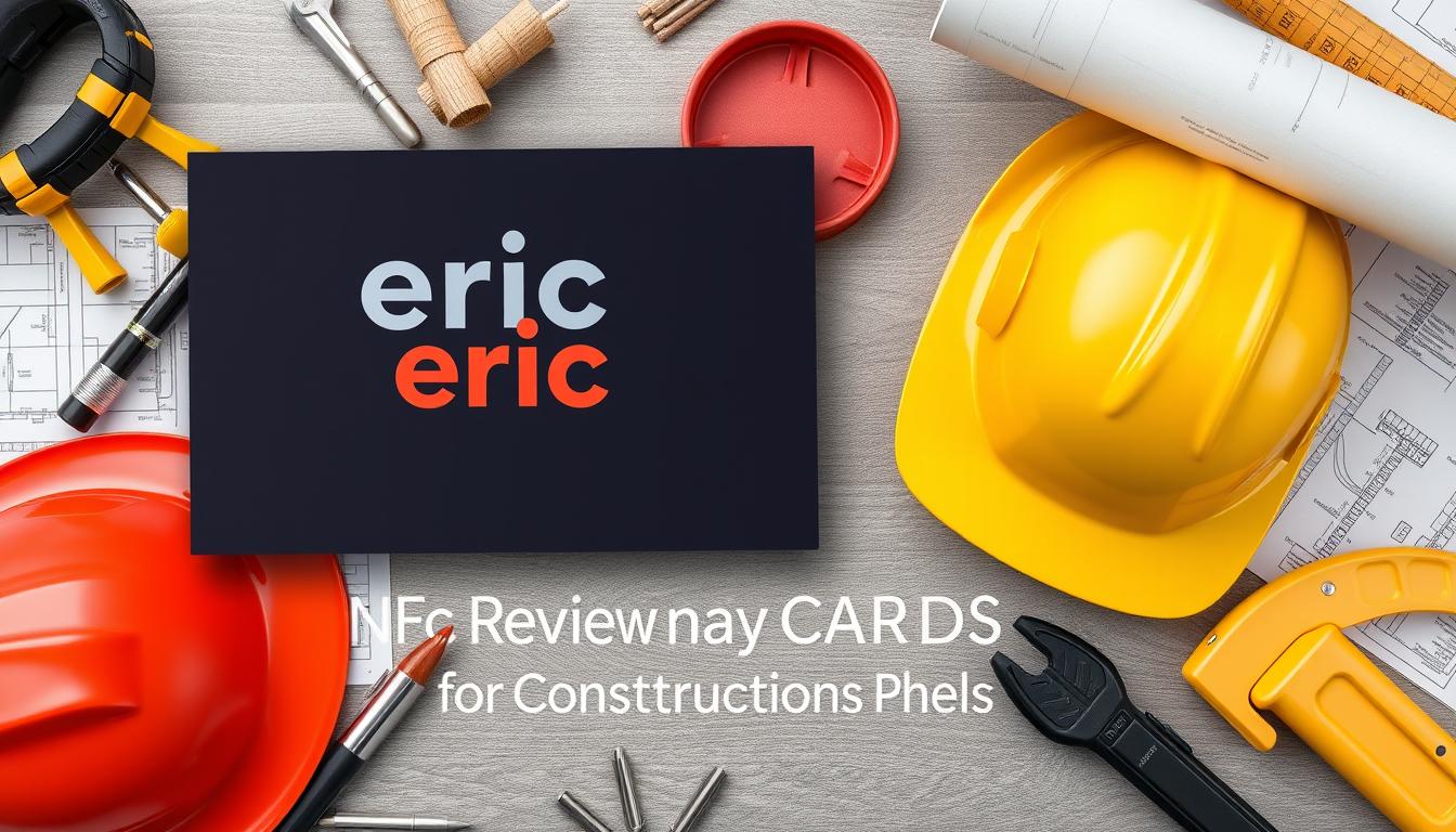 NFC review cards for construction