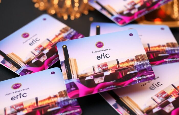 NFC review cards for event venues