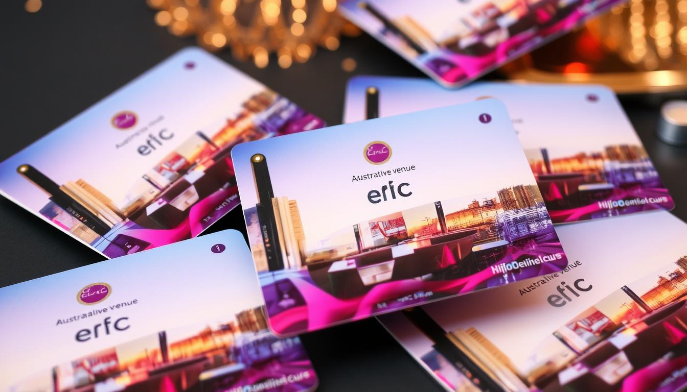 NFC review cards for event venues