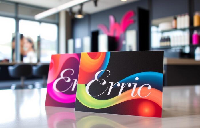 NFC review cards for salons & spas