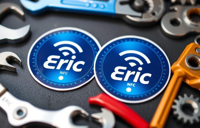 NFC review stickers for auto repair