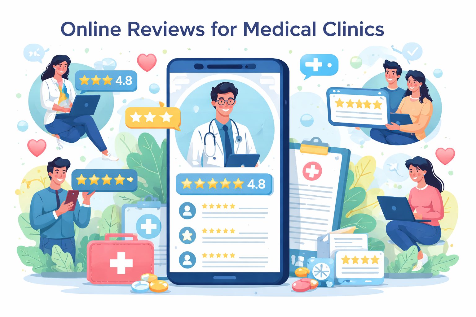 online reviews for medical clinics