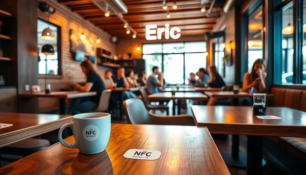 review system for cafes using NFC technology