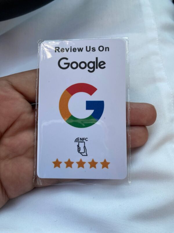 Google Review NFC Card (Adhesive)
