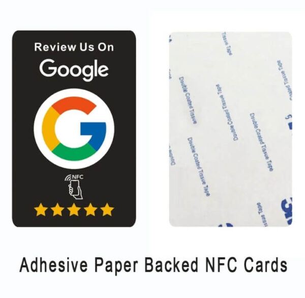 Google Review NFC Card (Adhesive)