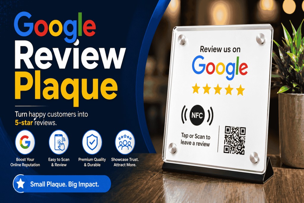 Google Review Plaque