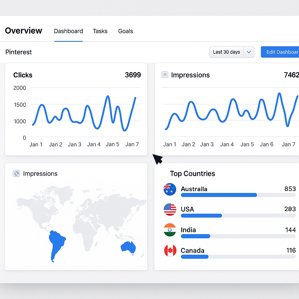 Google console dashboard