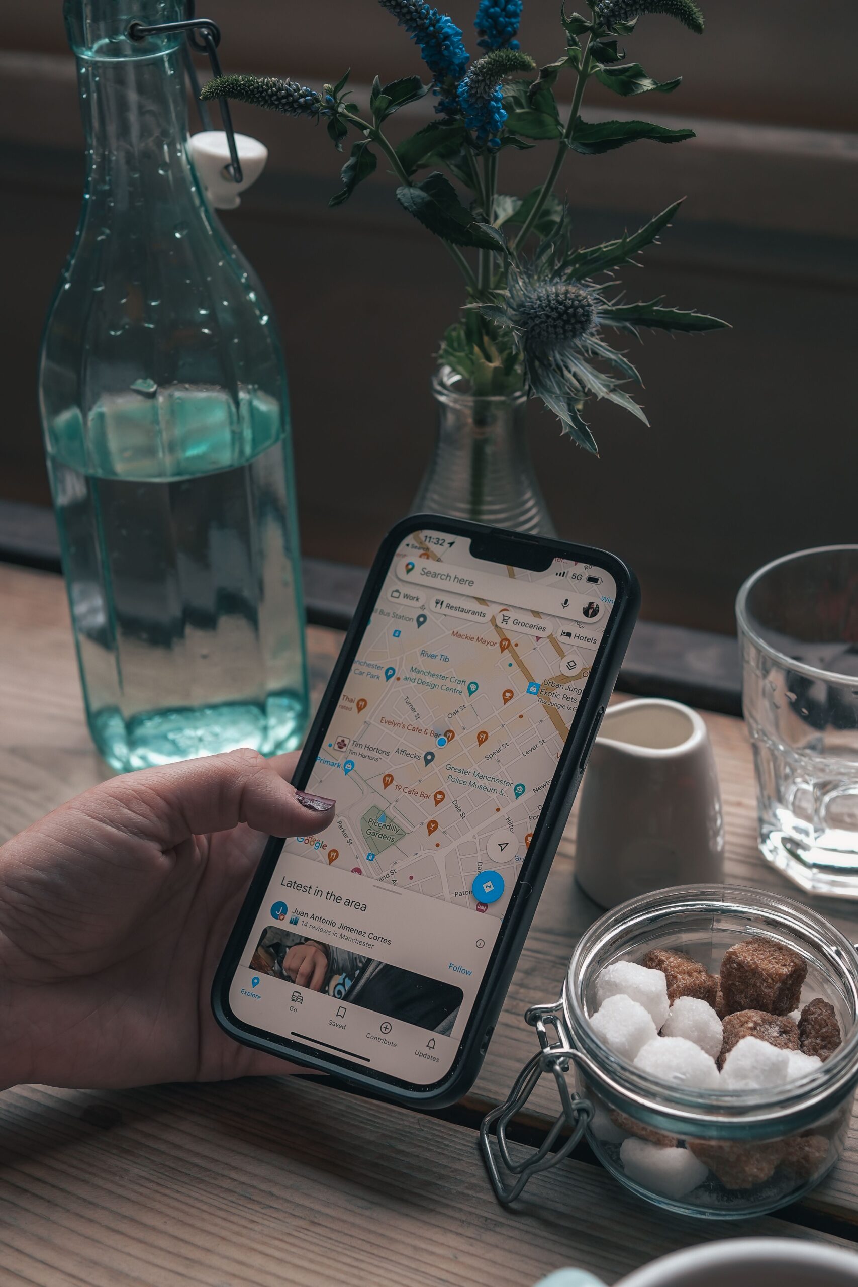 Google Business Profile showing in the local map results