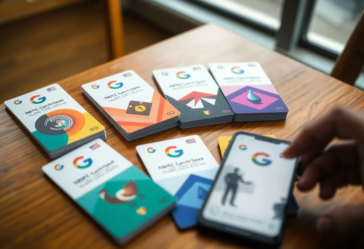NFC contact card