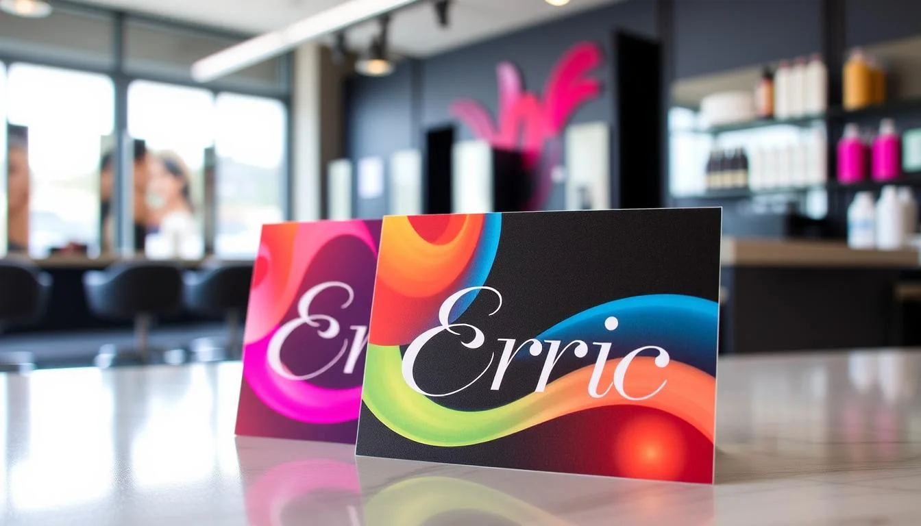NFC review cards for salons & spas