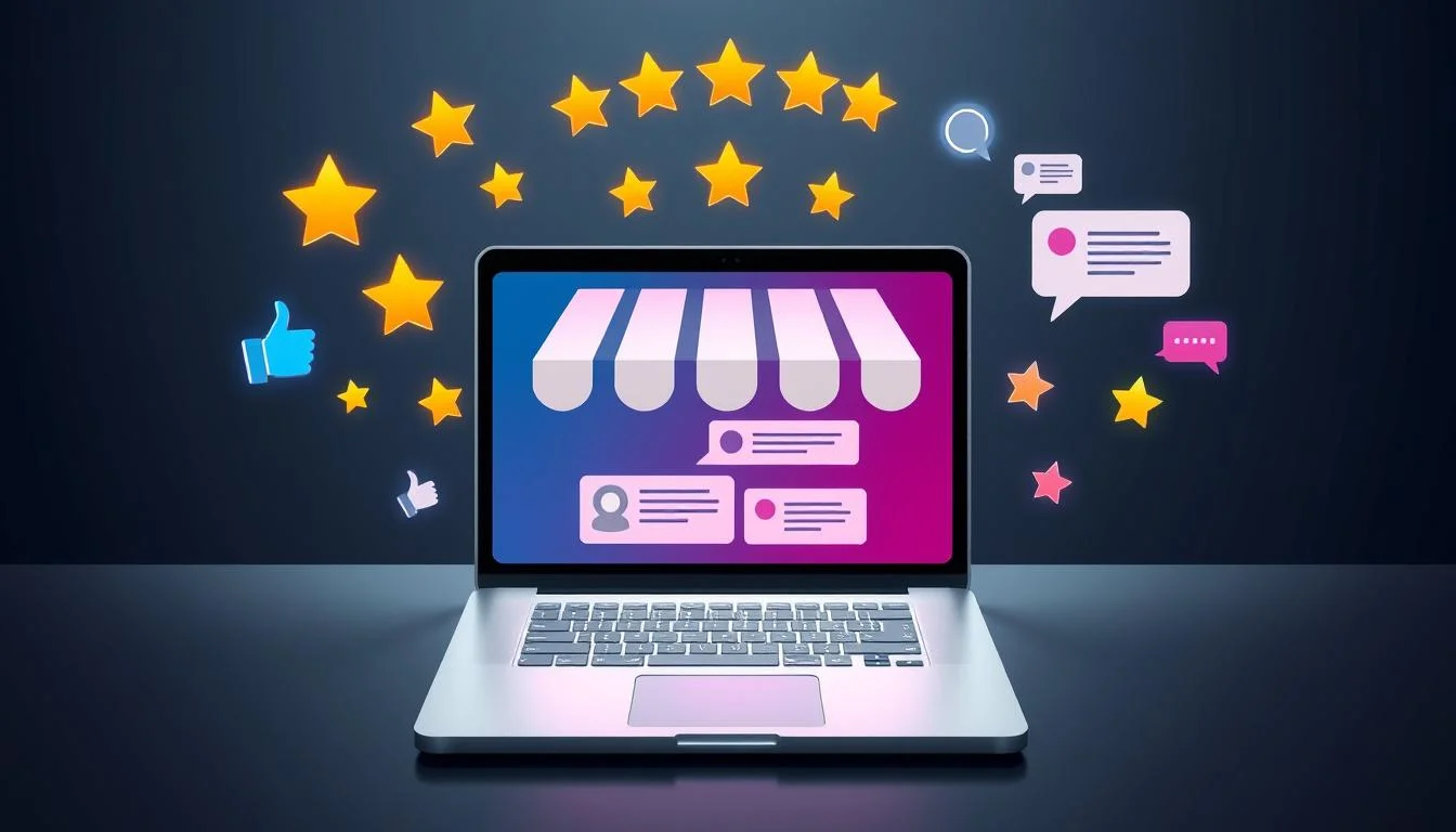 Online reviews for retail stores