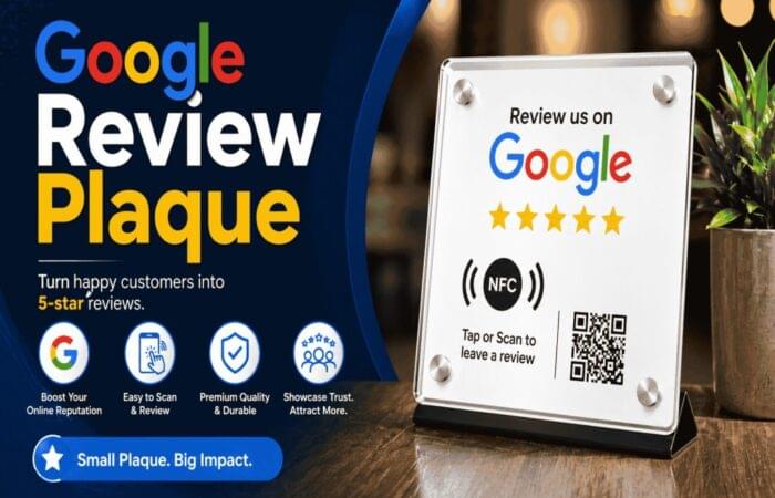 Google Review Plaque